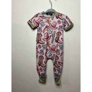 Western Romper Size 0-6 Months
